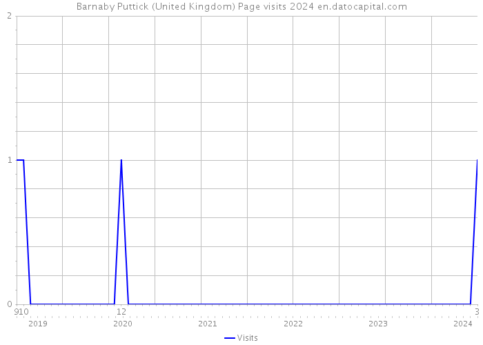 Barnaby Puttick (United Kingdom) Page visits 2024 
