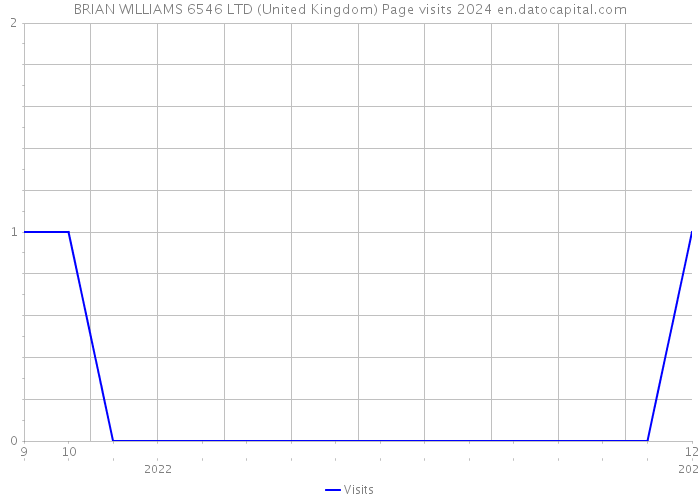 BRIAN WILLIAMS 6546 LTD (United Kingdom) Page visits 2024 