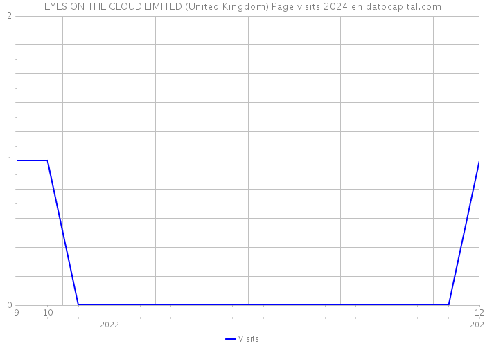 EYES ON THE CLOUD LIMITED (United Kingdom) Page visits 2024 