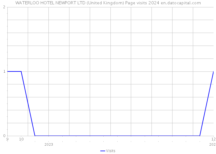 WATERLOO HOTEL NEWPORT LTD (United Kingdom) Page visits 2024 