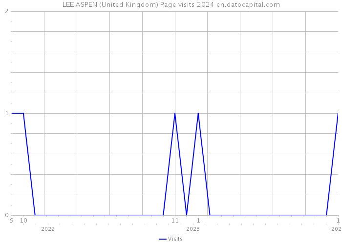 LEE ASPEN (United Kingdom) Page visits 2024 