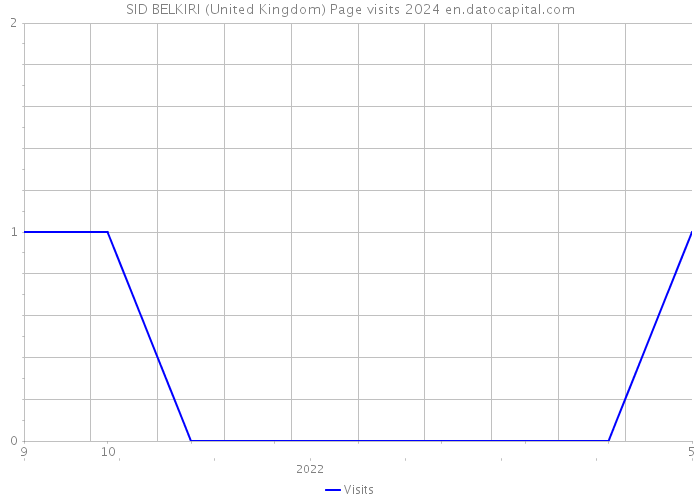 SID BELKIRI (United Kingdom) Page visits 2024 
