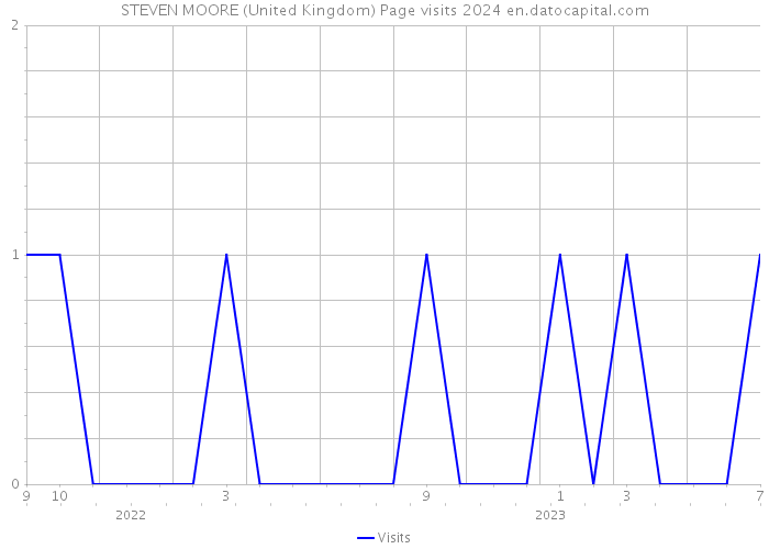 STEVEN MOORE (United Kingdom) Page visits 2024 