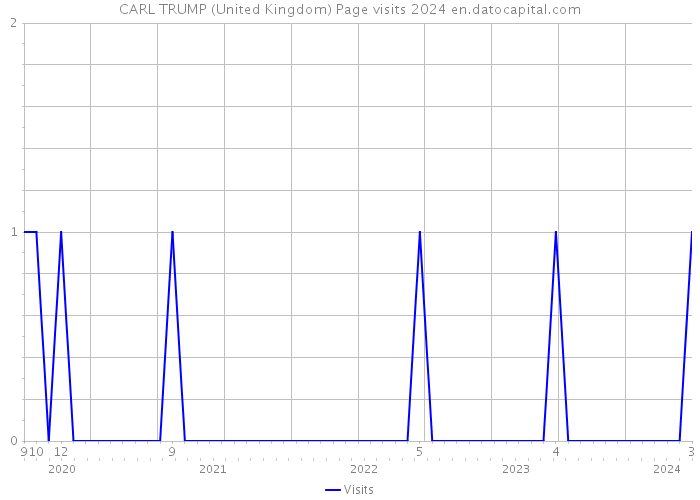 CARL TRUMP (United Kingdom) Page visits 2024 