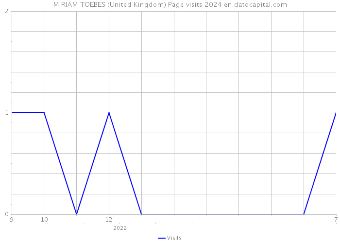 MIRIAM TOEBES (United Kingdom) Page visits 2024 