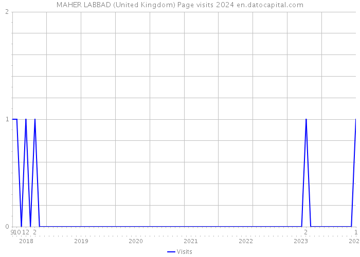 MAHER LABBAD (United Kingdom) Page visits 2024 