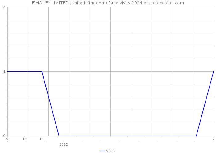 E HONEY LIMITED (United Kingdom) Page visits 2024 