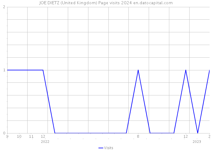 JOE DIETZ (United Kingdom) Page visits 2024 