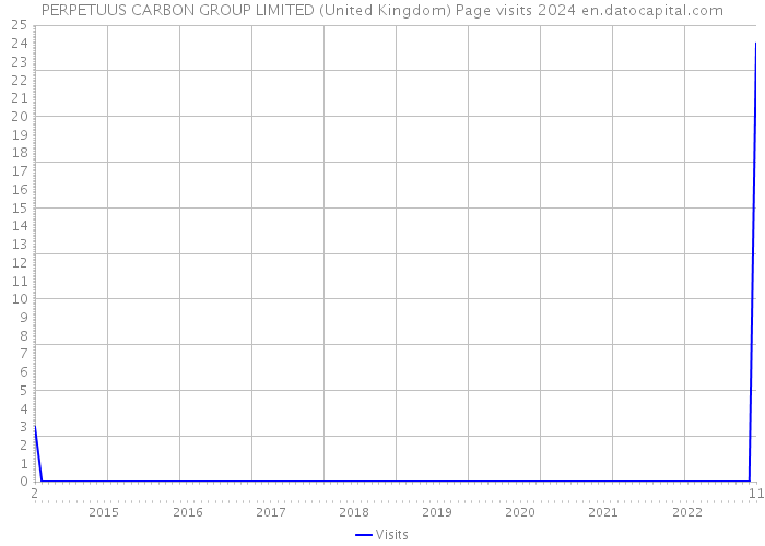 PERPETUUS CARBON GROUP LIMITED (United Kingdom) Page visits 2024 