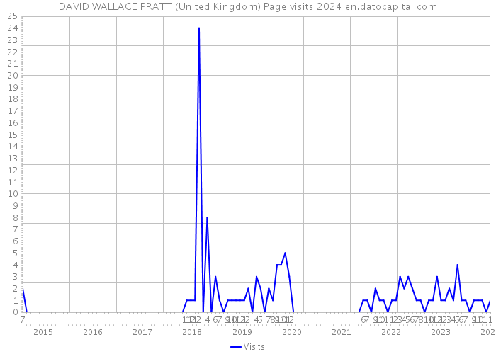 DAVID WALLACE PRATT (United Kingdom) Page visits 2024 