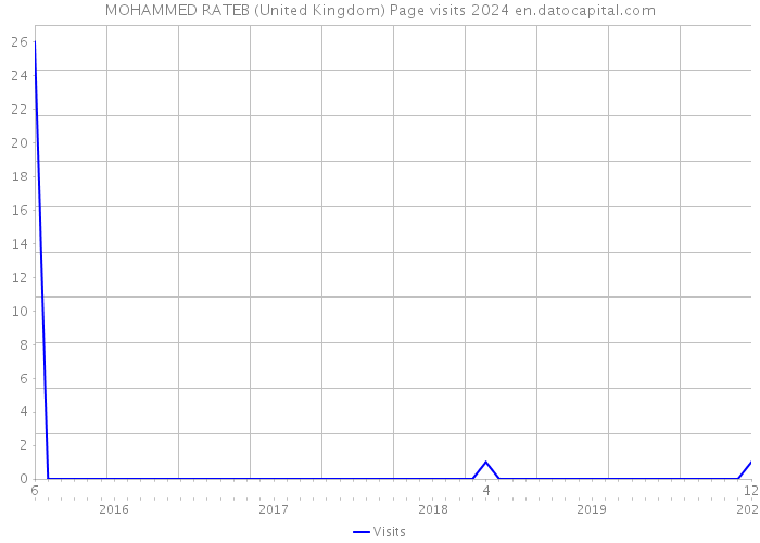 MOHAMMED RATEB (United Kingdom) Page visits 2024 