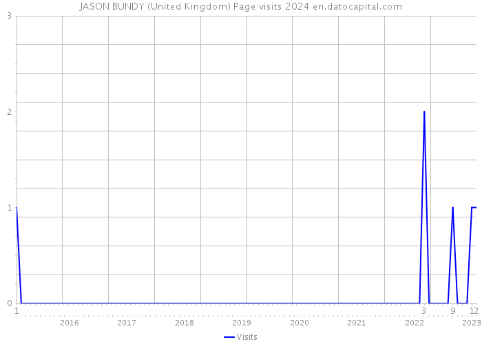 JASON BUNDY (United Kingdom) Page visits 2024 