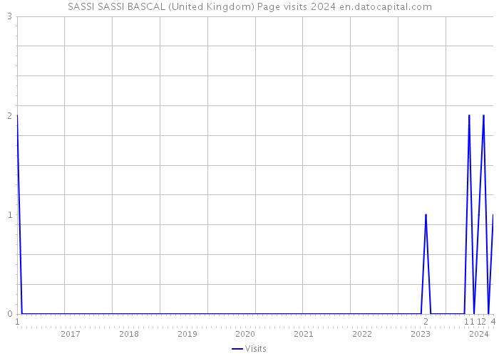 SASSI SASSI BASCAL (United Kingdom) Page visits 2024 