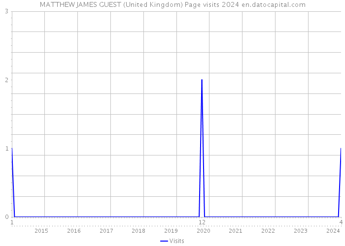 MATTHEW JAMES GUEST (United Kingdom) Page visits 2024 