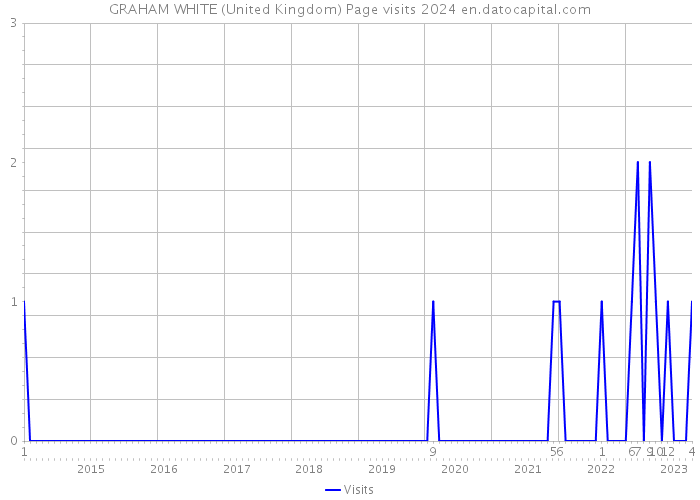 GRAHAM WHITE (United Kingdom) Page visits 2024 