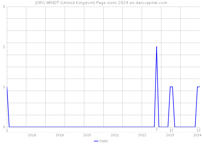 JORG WINDT (United Kingdom) Page visits 2024 
