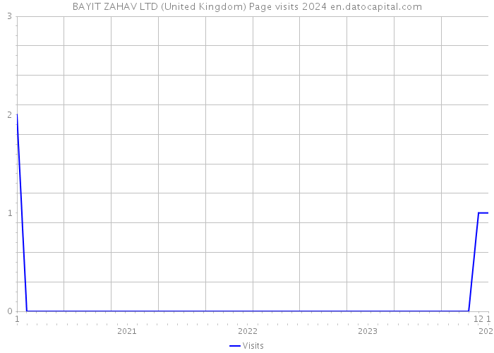 BAYIT ZAHAV LTD (United Kingdom) Page visits 2024 