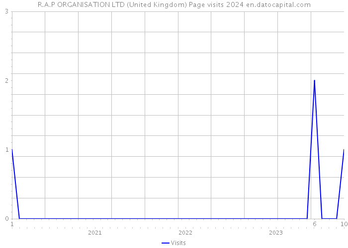 R.A.P ORGANISATION LTD (United Kingdom) Page visits 2024 