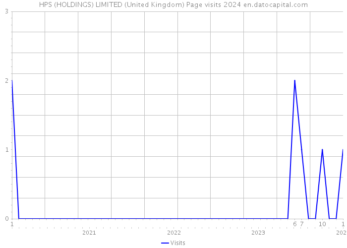 HPS (HOLDINGS) LIMITED (United Kingdom) Page visits 2024 