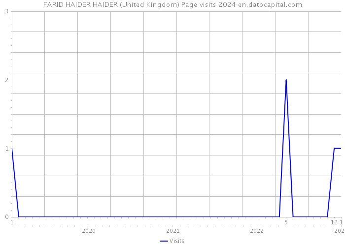 FARID HAIDER HAIDER (United Kingdom) Page visits 2024 