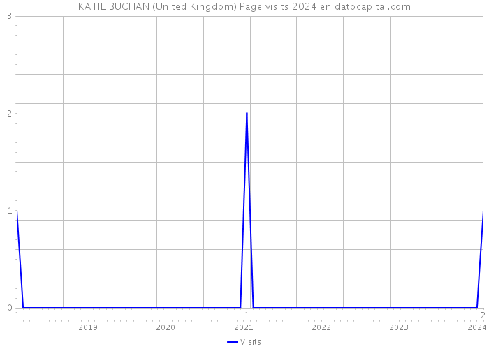 KATIE BUCHAN (United Kingdom) Page visits 2024 