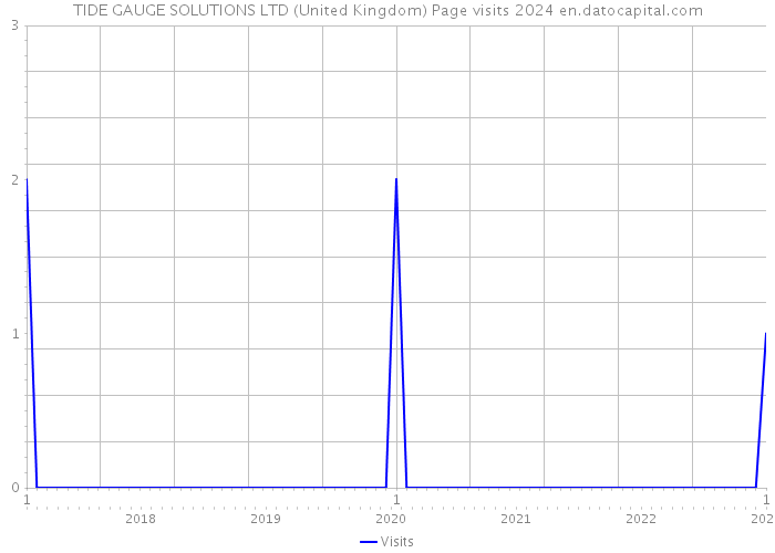 TIDE GAUGE SOLUTIONS LTD (United Kingdom) Page visits 2024 