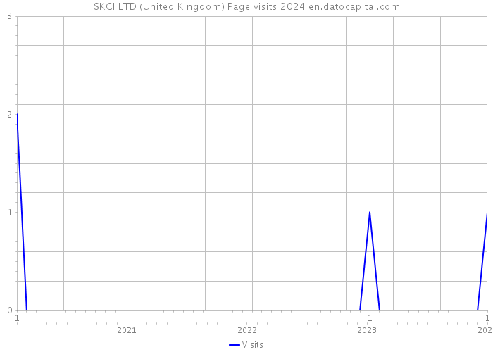 SKCI LTD (United Kingdom) Page visits 2024 