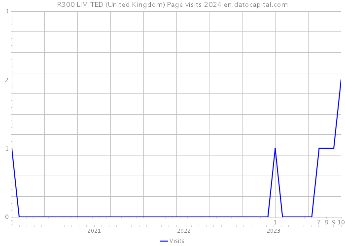 R300 LIMITED (United Kingdom) Page visits 2024 
