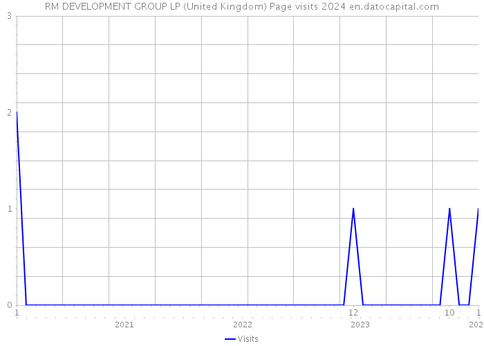 RM DEVELOPMENT GROUP LP (United Kingdom) Page visits 2024 