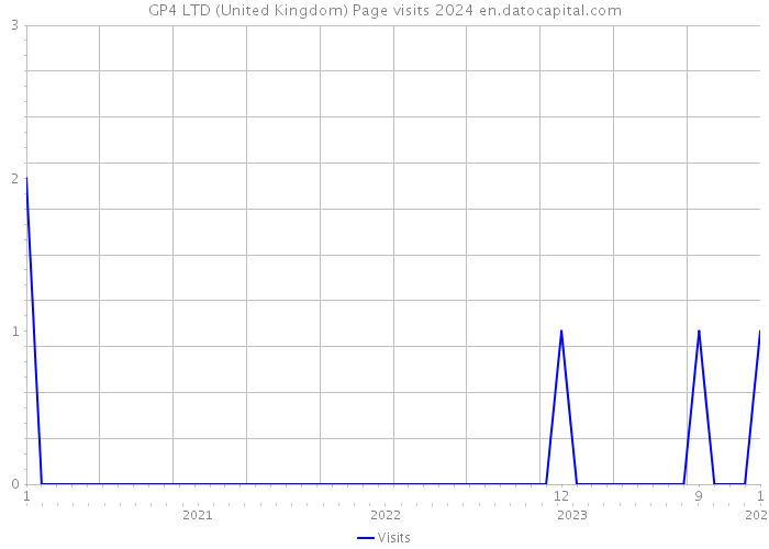 GP4 LTD (United Kingdom) Page visits 2024 