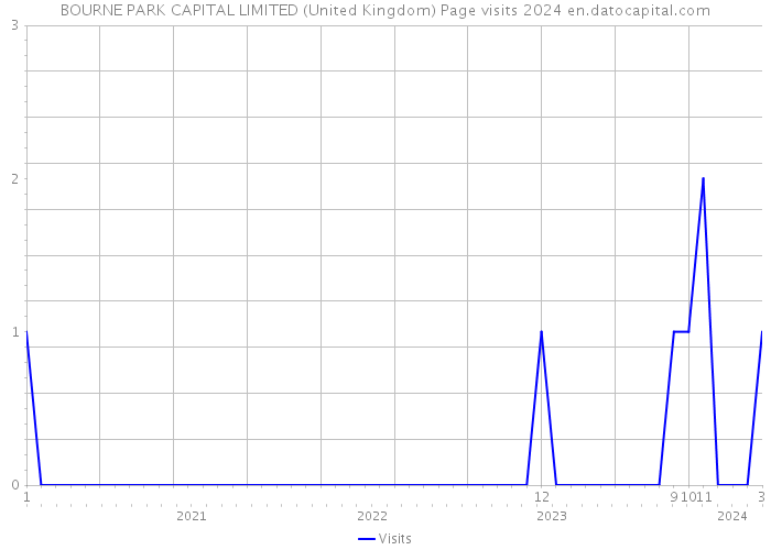BOURNE PARK CAPITAL LIMITED (United Kingdom) Page visits 2024 