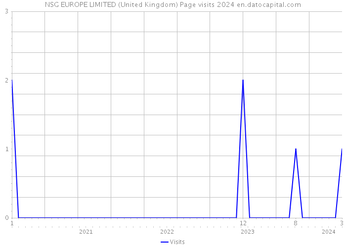 NSG EUROPE LIMITED (United Kingdom) Page visits 2024 