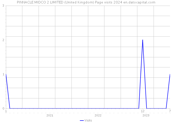 PINNACLE MIDCO 2 LIMITED (United Kingdom) Page visits 2024 
