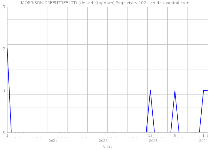 MORRISON GREENTREE LTD (United Kingdom) Page visits 2024 
