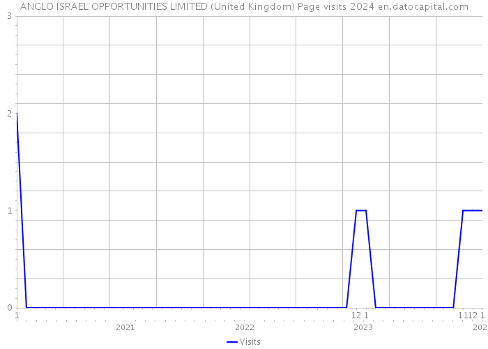 ANGLO ISRAEL OPPORTUNITIES LIMITED (United Kingdom) Page visits 2024 