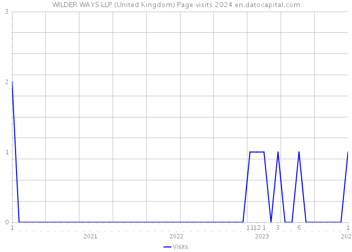 WILDER WAYS LLP (United Kingdom) Page visits 2024 