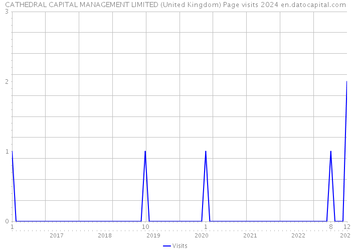 CATHEDRAL CAPITAL MANAGEMENT LIMITED (United Kingdom) Page visits 2024 