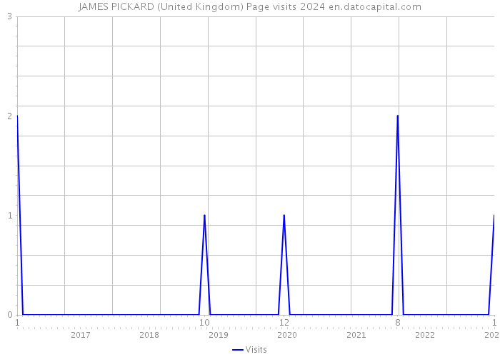 JAMES PICKARD (United Kingdom) Page visits 2024 
