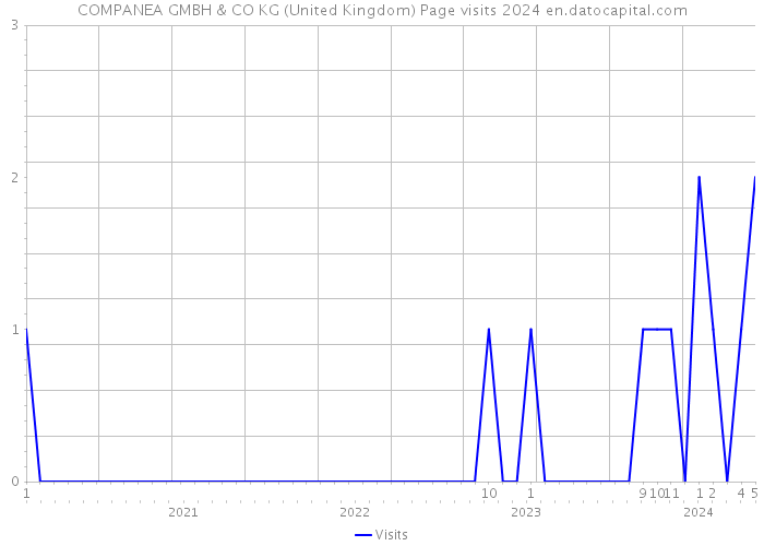 COMPANEA GMBH & CO KG (United Kingdom) Page visits 2024 