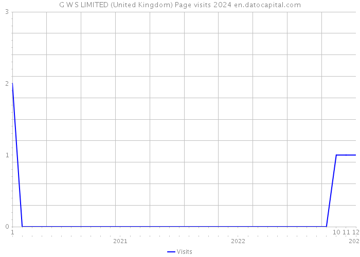 G W S LIMITED (United Kingdom) Page visits 2024 