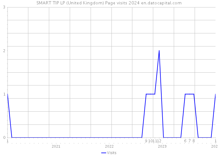 SMART TIP LP (United Kingdom) Page visits 2024 