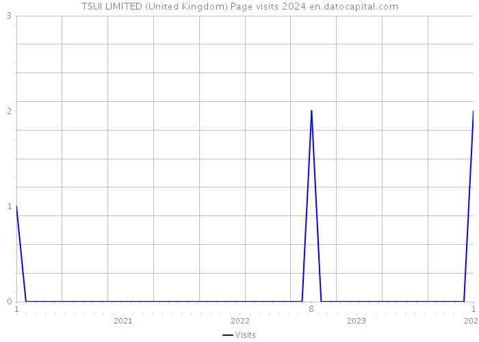 TSUI LIMITED (United Kingdom) Page visits 2024 