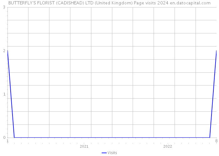 BUTTERFLY'S FLORIST (CADISHEAD) LTD (United Kingdom) Page visits 2024 