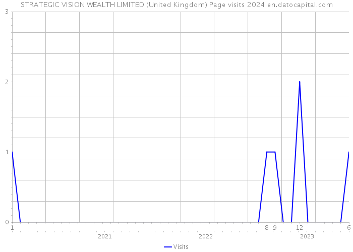 STRATEGIC VISION WEALTH LIMITED (United Kingdom) Page visits 2024 