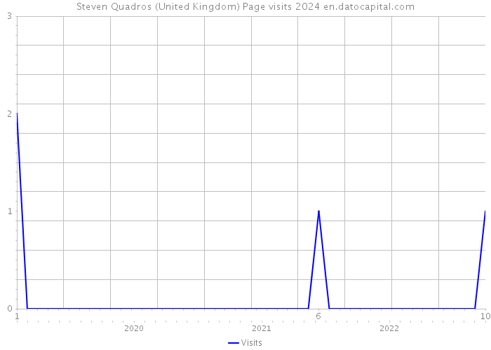 Steven Quadros (United Kingdom) Page visits 2024 