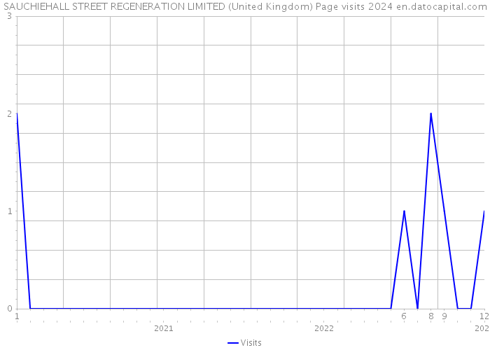 SAUCHIEHALL STREET REGENERATION LIMITED (United Kingdom) Page visits 2024 