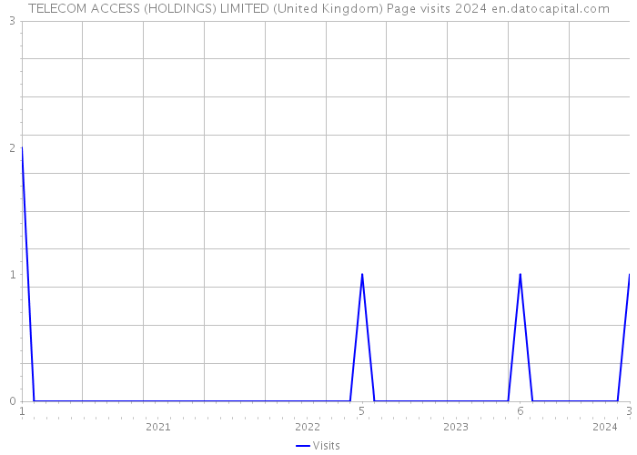 TELECOM ACCESS (HOLDINGS) LIMITED (United Kingdom) Page visits 2024 