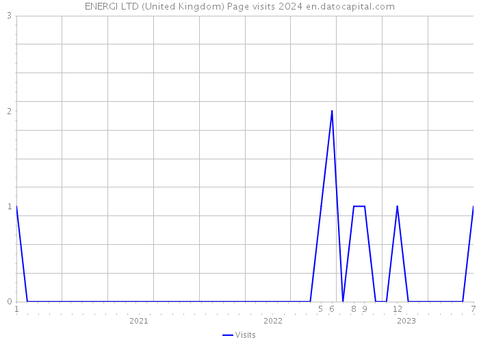 ENERGI LTD (United Kingdom) Page visits 2024 