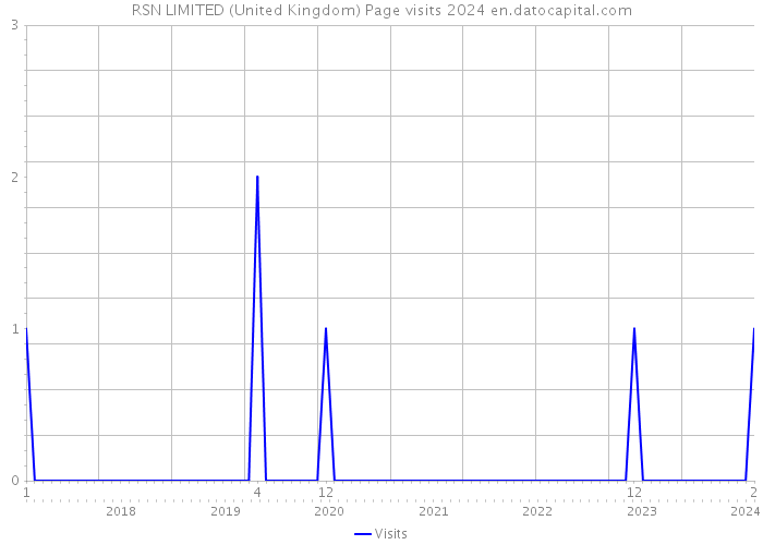 RSN LIMITED (United Kingdom) Page visits 2024 