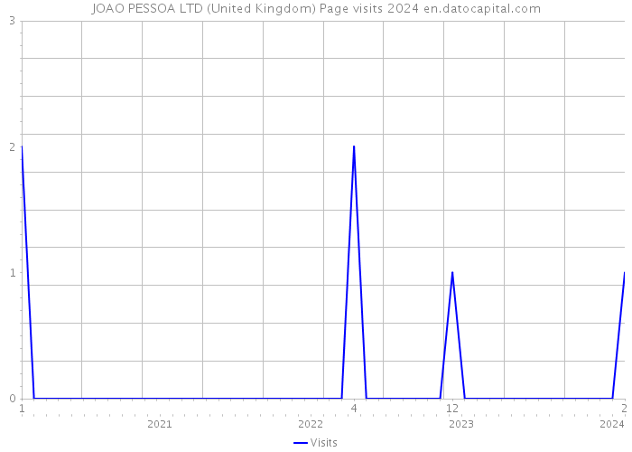 JOAO PESSOA LTD (United Kingdom) Page visits 2024 